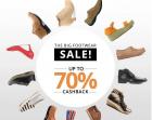The Big Footwear Sale! Get up to 70% Cashback o your Favorite Brands