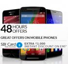 Extra Rs. 1000 discount on Mobile Phones on EMI