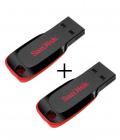 SanDisk Cruzer Blade USB Flash Drive 8GB (Combo of 2)