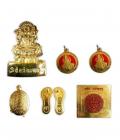 Golden Dhan Laxmi Yantra - 6 Pcs