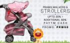 Prams, Strollers & Walkers  upto 30% off + extra 50% Paytm Cashback