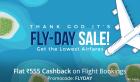 Flat Rs.555 Cashback on Flight Bookings