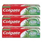 Colgate Active Salt Neem Toothpaste, Germ Fighting Toothpaste for Healthy, Tight Gums, 200g (Pack of 3)