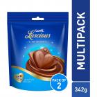 LuvIt Luscious Love Delights, Heart Shaped Chocolate – A Gift of Love, 342g - Pack of 2
