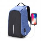 Rewy AT-1559 Anti Theft Backpack Waterproof Business Laptop Bag with USB Charging Port for Laptop, Notebook, Camera and Mobile - Random Colour