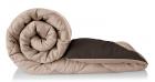 Solimo Microfibre Reversible Comforter, Single (Sandy Beige & Walnut Brown, 200 GSM)