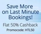 Hotel Bookings Extra 50% Cashback