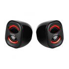 Artis Mini 2.0 USB Multimedia Speakers (Red)