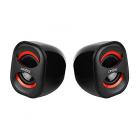 Artis Mini 2.0 USB Multimedia Speakers (Red)