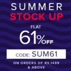 FLAT 61% OFF on all products + 15% cashback with Mobikwik