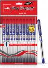 Cello Pinpoint Ball Pen Set - Pack of 10 (Blue)