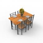 Forzza Hunter Four Seater Dining Table Set