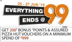 Get 200 Payback points on minimum purchase of Rs. 500 & pizzahut voucher on min purchase of 999
