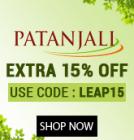 Patanjali Products Flat 15% Off + Extra 10% Cashback With Mobikwik Wallet