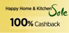 Home & Kitchen - 100% Cashback SALE - Next at 3:00 PM