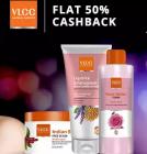 Flat 50% cashback on VLCC Products