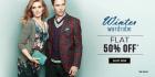 Flat 50% off on The Winter Wardrobe - Total 510 Products