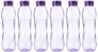 Princeware Pet Fridge Bottle Set, 6-Pieces, 900 ml, Violet