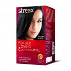 Streax TLC Soft Gel Hair Colour-Natural Black-170 ml
