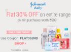 Flat 30% OFF* on Johnson