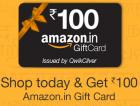 Shop today & get Rs.100 Amazon.in Gift Card (Not Valid on  eBooks and Apps )