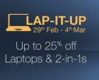 Upto 25% Off On Laptops & 2-in-1s