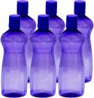 Princeware Aster Pet Fridge Bottle, 500ml, Set of 6, Violet