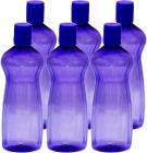 Princeware Aster Pet Fridge Bottle, 500ml, Set of 6, Violet