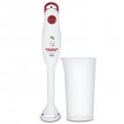 Maharaja Whiteline Turbomix Plus 350-Watt Hand Blender (White and Red)