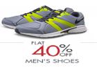 Flat 40% off on Men