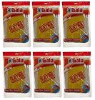 Gala Dual Technology Floor Cloth Set, Pack of 6(White and Yellow