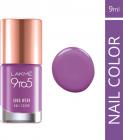 Lakme 9 to 5 Long Wear Nail Color Purple  (Pack of 9)