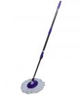 Black And Purple Mop Head And Stick