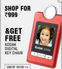 Shop for Rs. 999 & get a Kodak Digital Keychain free