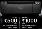 Printers :Extra 500 off on Rs. 5000 & Rs. 1000 off on 10000 & above