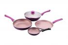 Wonderchef Royal Velvet Induction Base Cookware Set, 4-Pieces