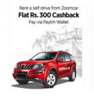 Zoomcar Get 300 Points On SignUp & Extra Rs.300 Cashback Rs.750 With Paytm