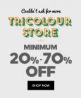 Minimum 20% - 70% Off + Extra Upto 30% Off On Clothing,Footwear & Accessories