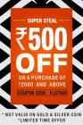 Flat Rs. 500 off on Rs. 2000 & More