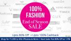 80% Cashback Flash Sale