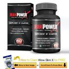 Manpower X Testosterone Booster and Bodybuilding Supplement - 60 Capsules (Pack of 1)