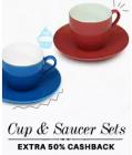 Cup & Saucer Sets ,Extra 50% CashBack