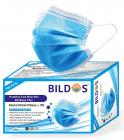 Bildos® Non-Woven Fabric 3 Layer Disposable Surgical Face Mask With Nose Clip CE, GMP & ISO Certified Masks