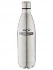 Milton Thermosteel Duo Deluxe-1000 Bottle Style Vacuum Flask, 1 Litre, Silver