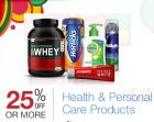 25% off or more on Health & Personal Care Products