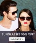 Sunglasses 70% off on Rs.599,Eyeglasses Rs.1000 off on Rs.2000,and many more!