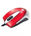 iball Mini X9 Double Retractable Blue Eye Mouse (Red)