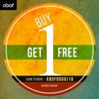 Abof Men & Women Clothing Buy 1 Get 1 Free on Rs. 1000 & Above