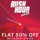 Flat 50% off sale