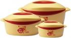 Milton Trumph Jr. Gift Set Pack of 3 Casserole Set(1300 ml, 520 ml, 820 ml)